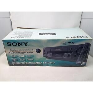 Sony SLV-N71 - VCR 4 Head HiFi VHS Video Cassette Recorder Player -New Open Box